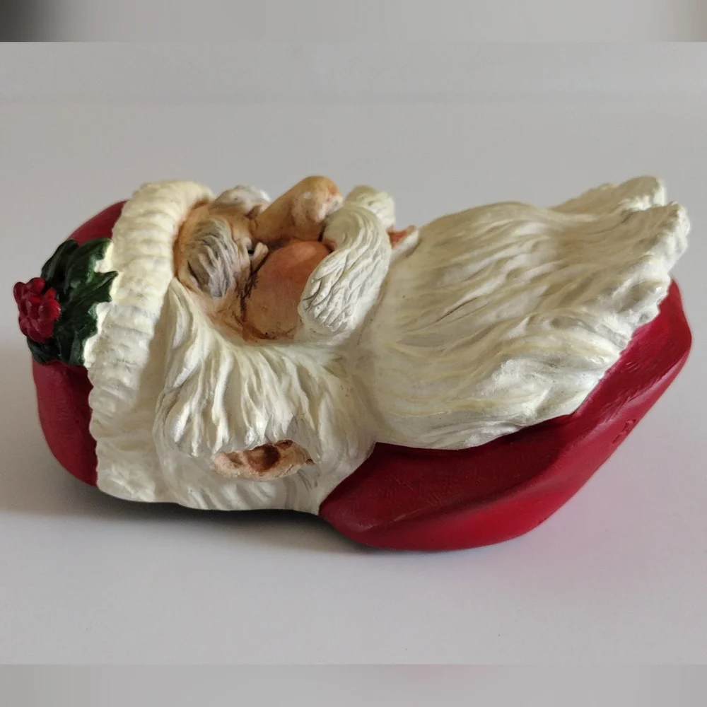 Bossons England Santa Claus Chalkware Wall Hanging Collectible 1995